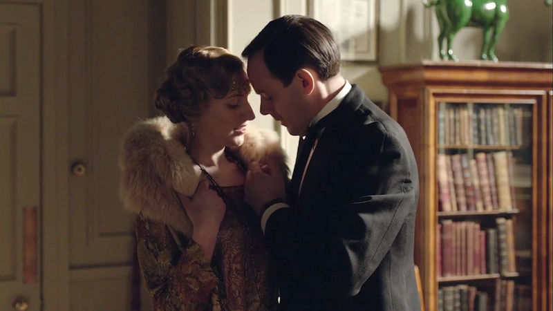 "God, what a relief." (Laura Carmichael, Harry Hadden-Paton) (Photo: PBS)
